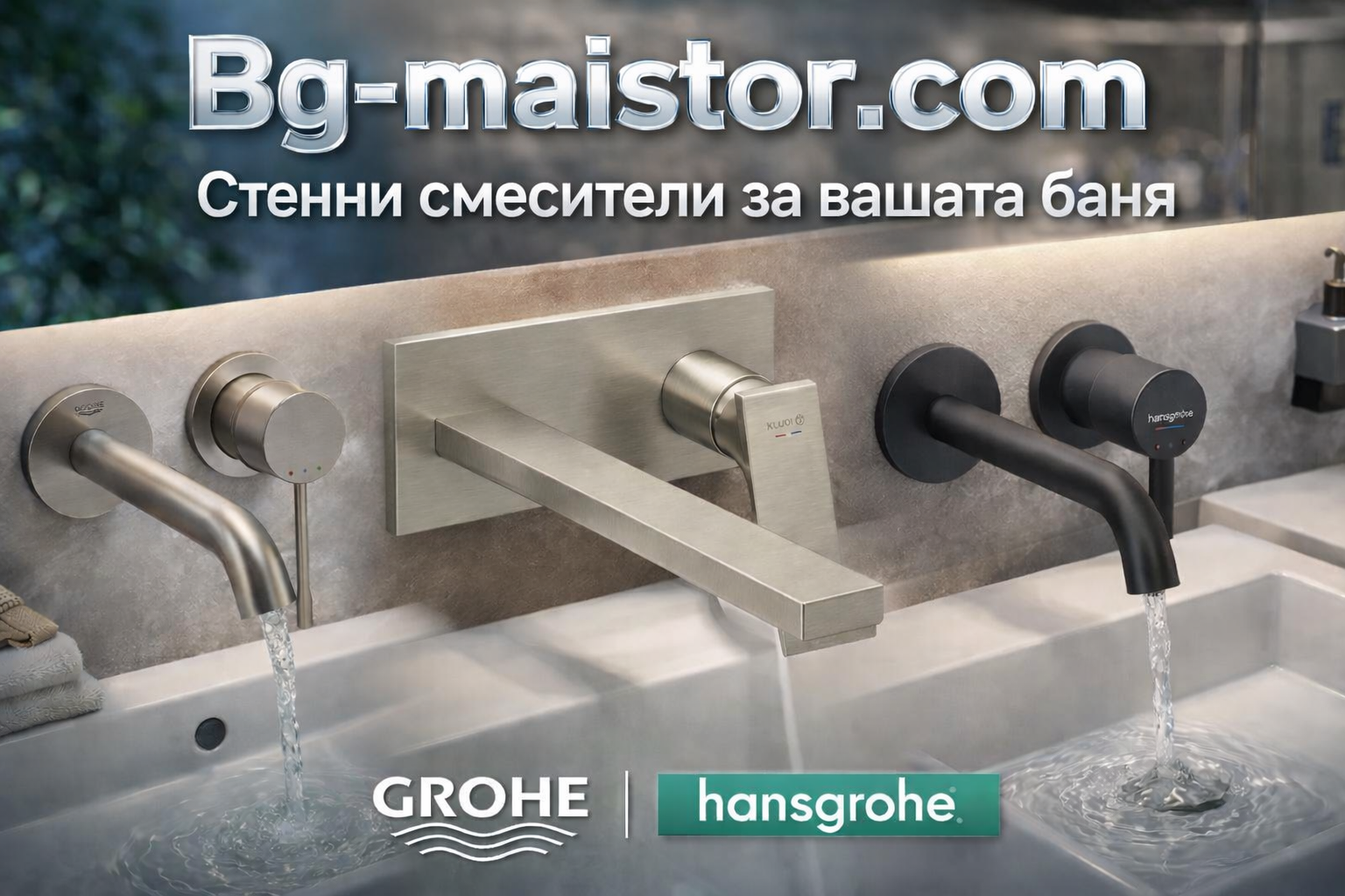 Луксозни Стенни-смесители-за-баня-като-символ-на-модерната-баня | bg-maistor.com